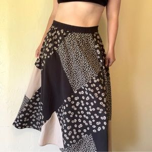 Vintage Chaus patchwork floral maxi skirt🌻